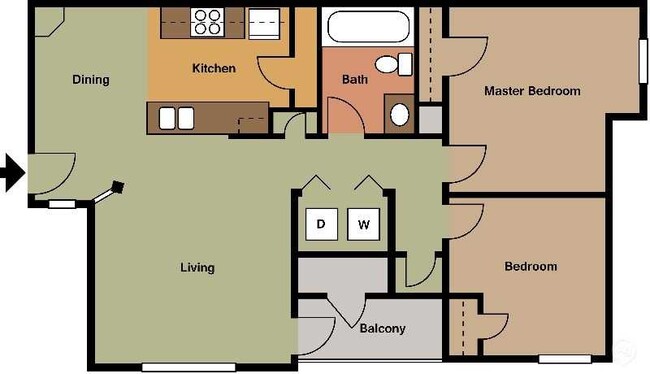 Floorplan - The Village On Hill Street