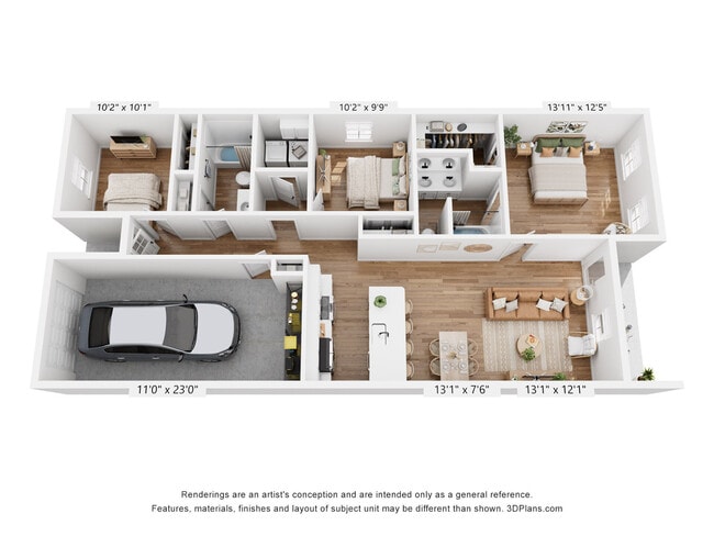 Floorplan - Cottages at Sugar Mill Pond