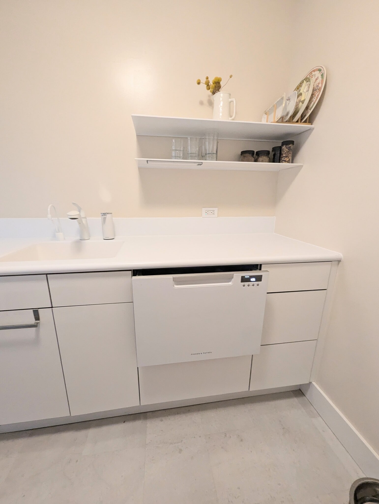 hotwater dispenser and filtered water faucet - 1200 N Humboldt St