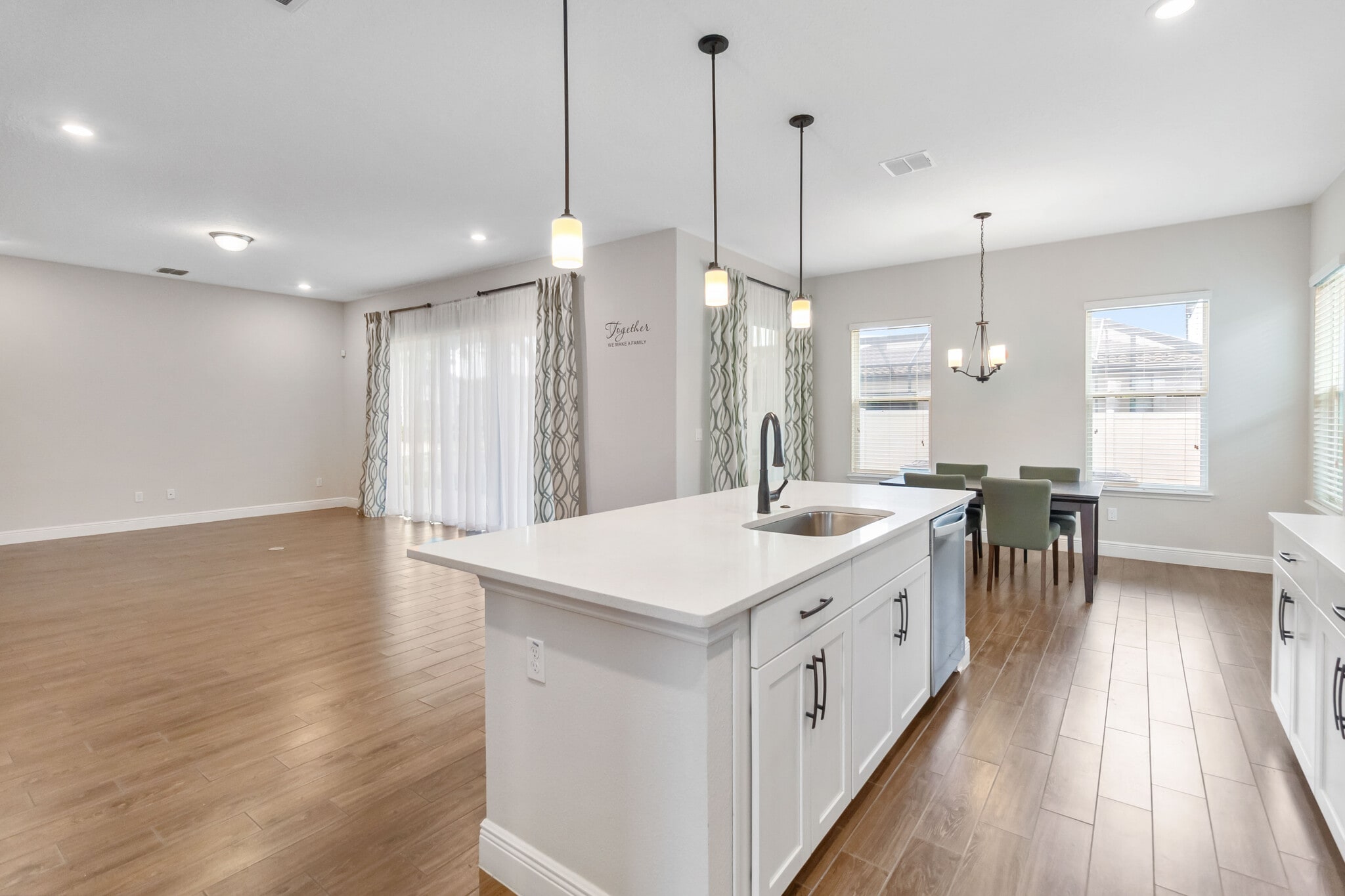 living room, kitchen and nook - 16753 Gullfloss Ter