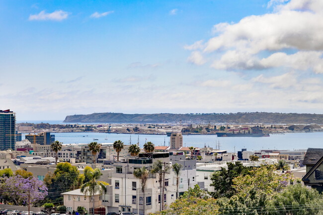 Penthouse View of Coronado and Point Loma over Little Italy - Asano on Ivy