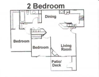 2BR/1BA - The Village at Wildcreek Apartments