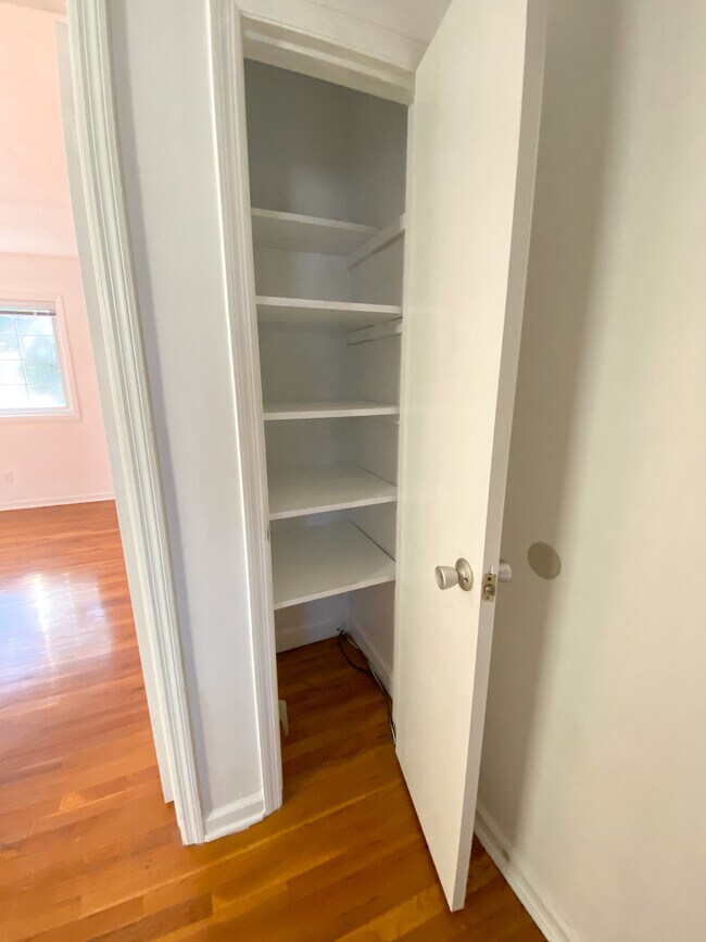 upstairs linen closet - 506 N Greensboro St