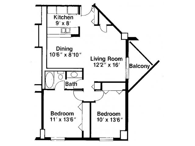 Floorplan - Fordem Towers