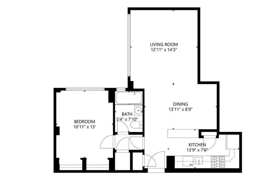 Thoughtful Floor Plan – Smart layout with open living and dining areas. - 4000 Tunlaw Rd NW