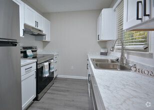 Newly Renovated Kitchen at Sherrill Place Apartments High Point NC - Sherrill Place