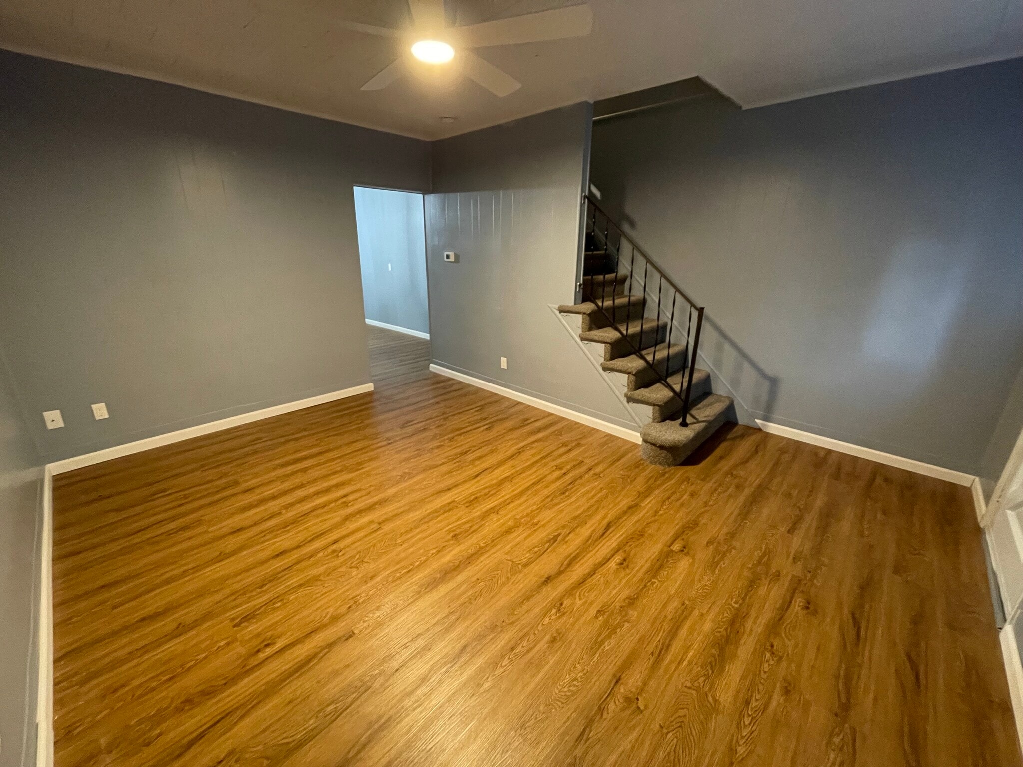 Enter into the family room with plenty of room for your sofas and TV - 6 Catawba Ave