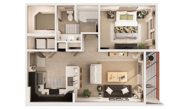 Floorplan - The Rey Downtown