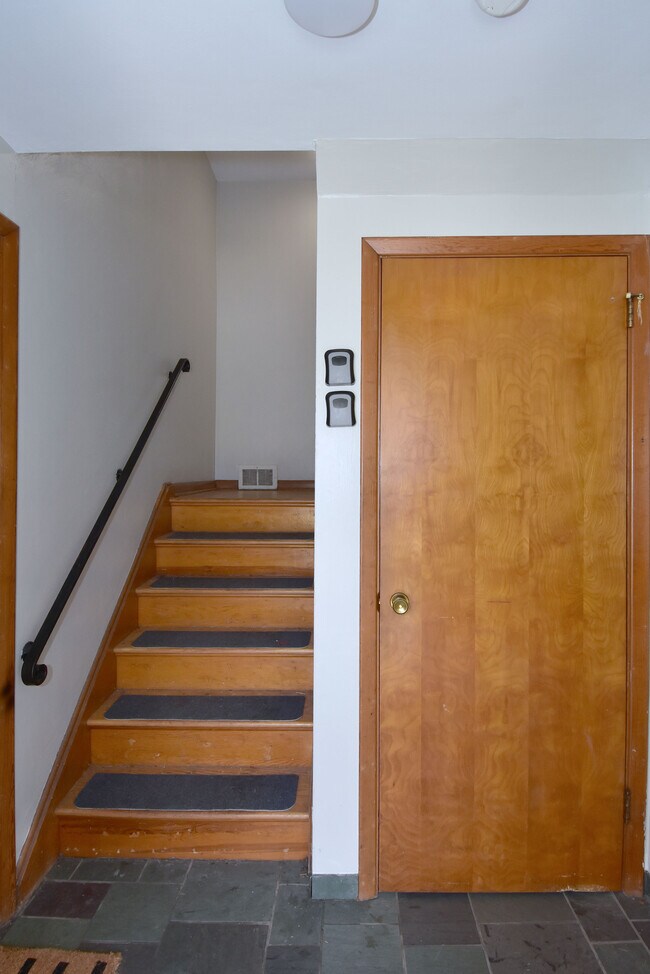 Common stairs to second floor unit - 3101 Clermont Ave