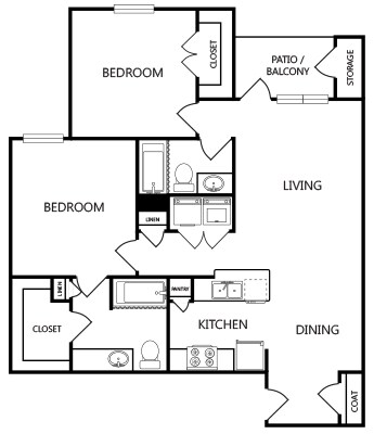 Floorplan - Sorrento Apartments
