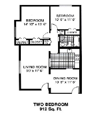 2BR/1BA - Olde English Village