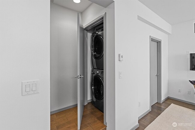 Laundry closet with designer washer/dryer - 2011 East Denny Way