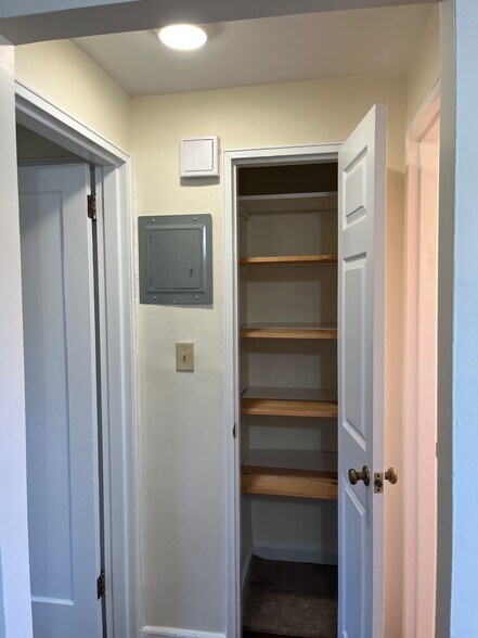 Hallway closet opened - 6A Carolyn Ter