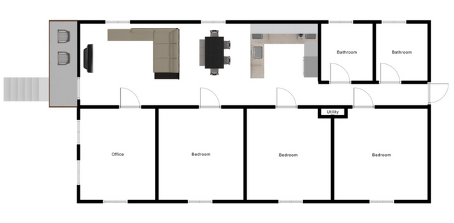 Floor plan - 425 Troy Rd