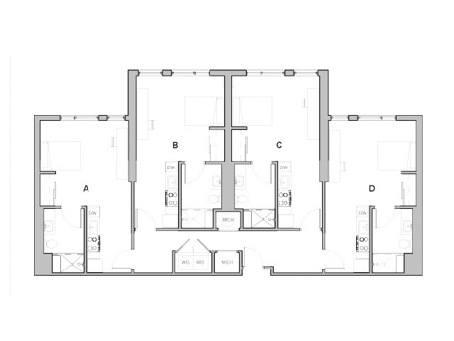 Studio Suite A - Student Housing | Identity Miami