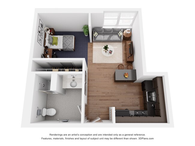 A2 Floor Plan - University Plaza Apartments