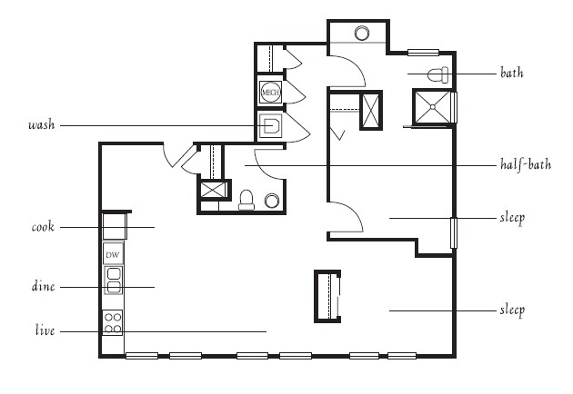 2BR/1.5BA - Bennie Dillon