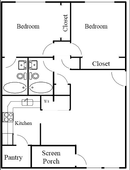 2BR/2BA - Wedgewood Park