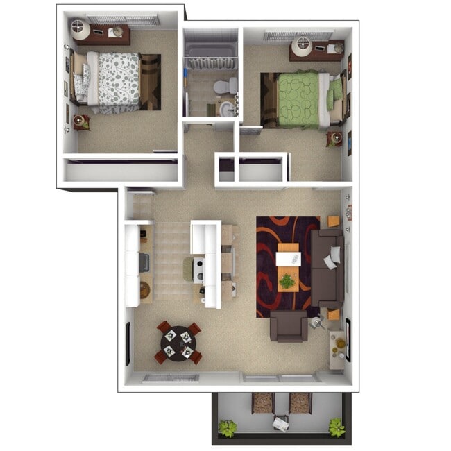 Floorplan - Regency Plaza Apartment Homes