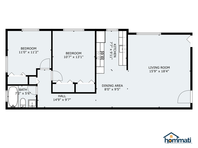 Floorplan - Green Garden Villa Apartments