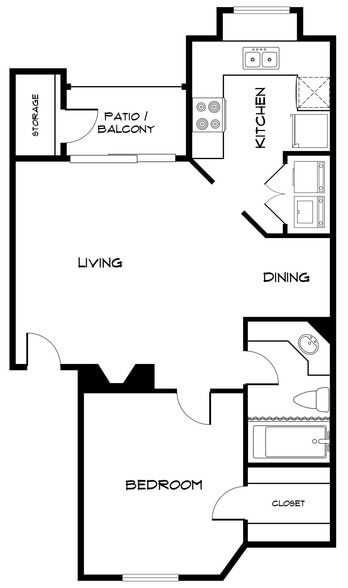 Interior Photo - The Azul Apartments