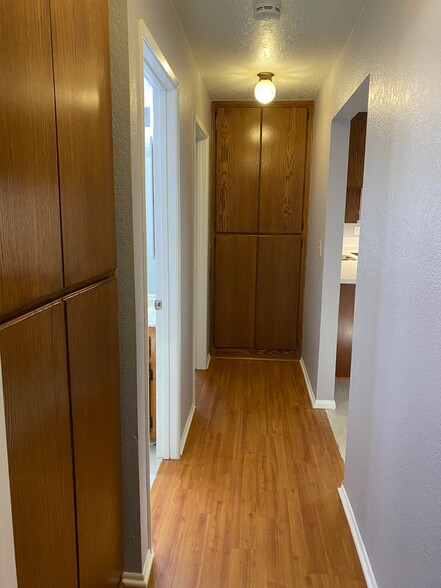 Hallway with lots cabinets - 1914 Martina Ave