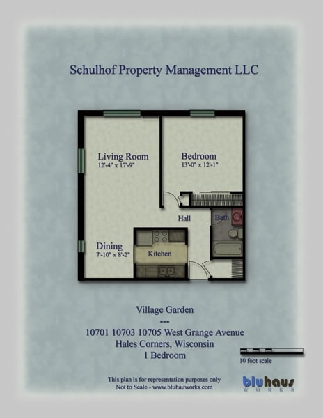1BR/1BA - Village Gardens Apartments