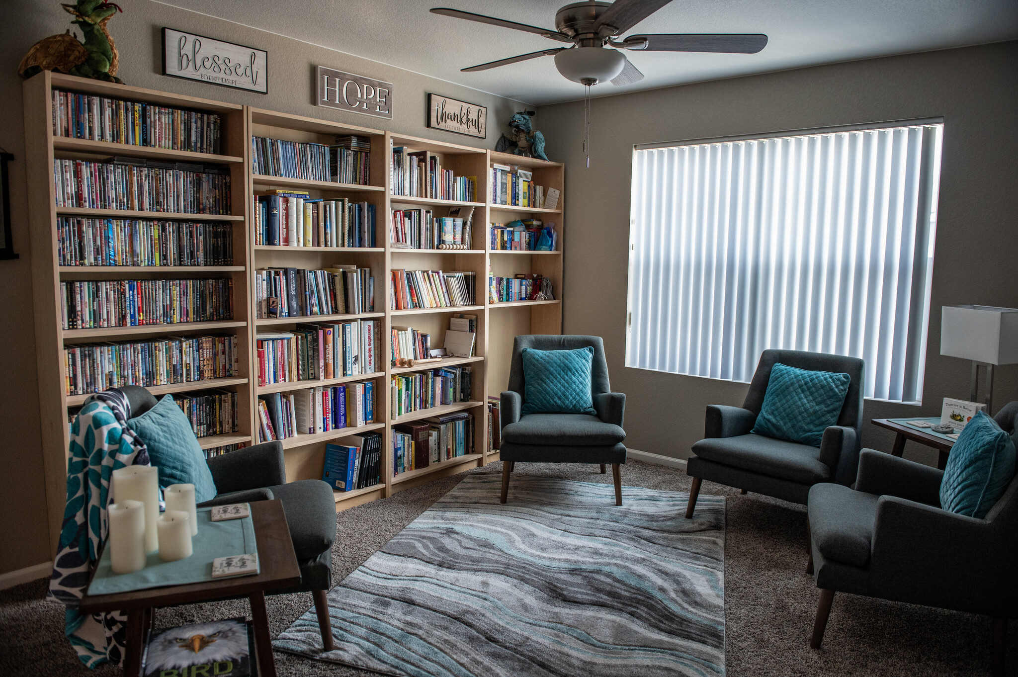 Library Upper Level Sitting Room - 19909 E 61st Dr