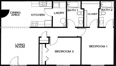 2BR/2BA - Chesapeake Landing
