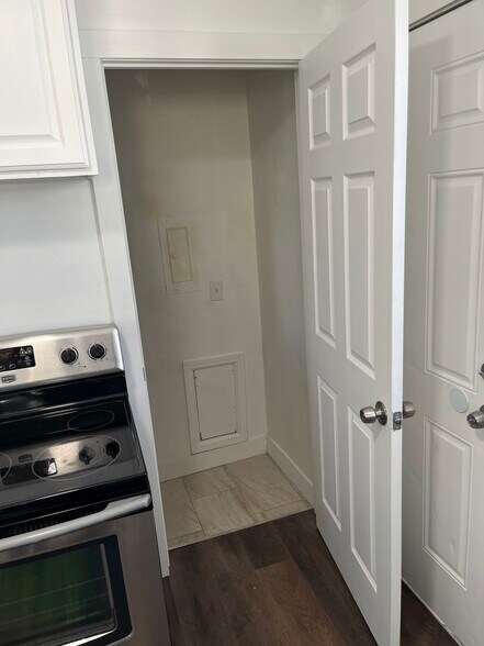 Backdoor and doorway to basement - 1235 Ada Ave