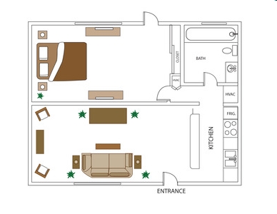 1BR/1BA - 18 at Biltmore Apartments