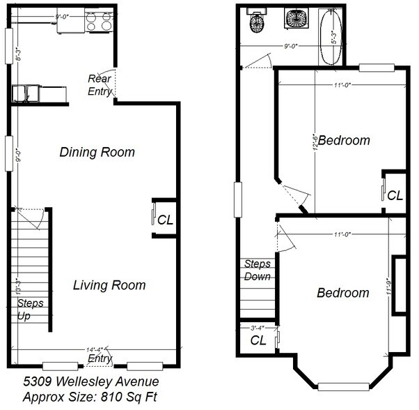 Floorplan - 5309 Wellesley Ave