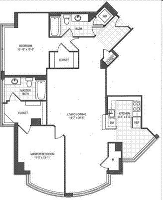 2BR/2BA - Metro Rosslyn Apartments