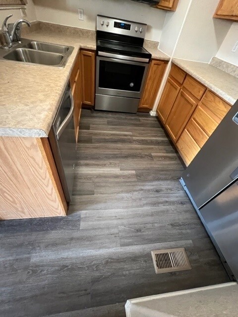 New LVP kitchen floor - 5665 Appalachian Vw