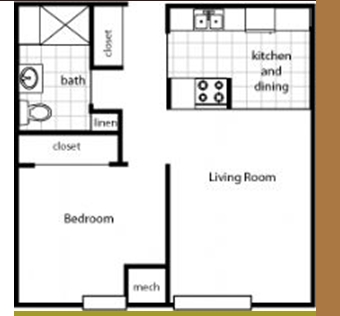 1BR/1BA - Columbus Park Plaza