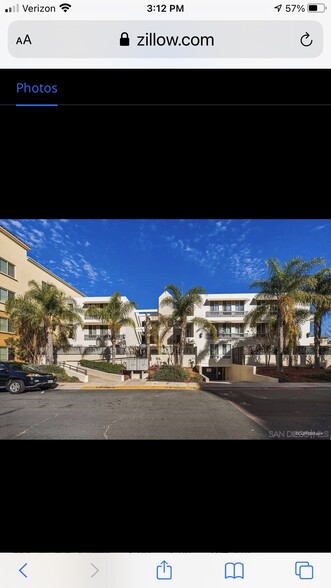 Building Front/Secured Entrance & Parking for(2) - 5540 Lindo Paseo