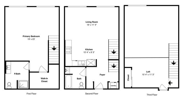 Building Photo - 3 Level Loft at Plant 51- 2 Bed/2 Bath - Exposed Brick