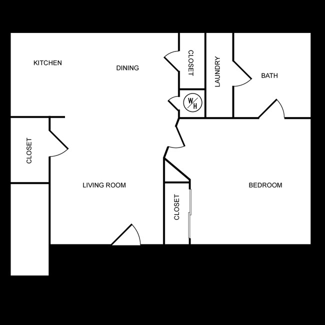 1BR/1BA - Savannah House at Lawton