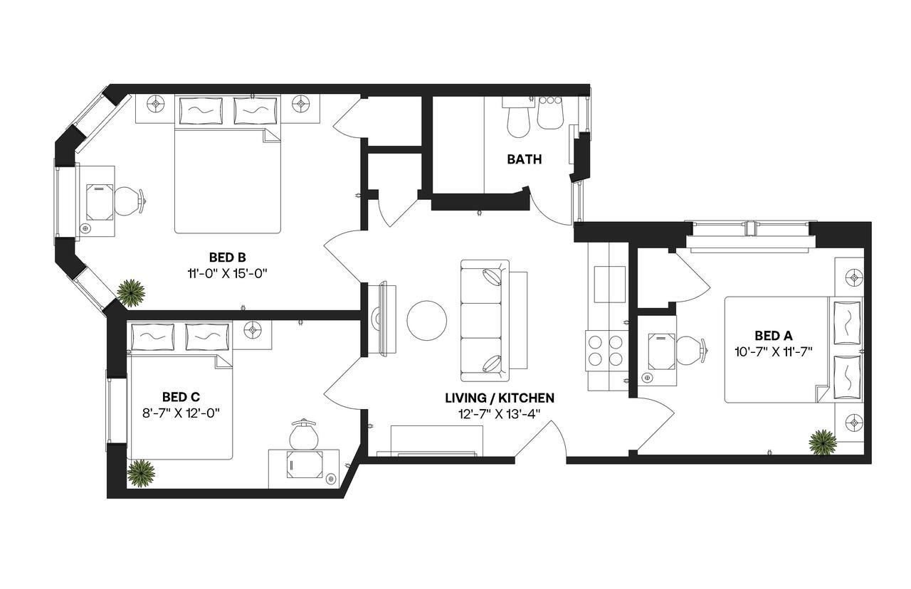 Building Photo - Room in Shared 3 bed/1 bath home