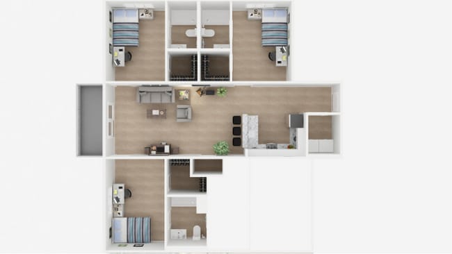 3x3B - Valley Falls Apartments