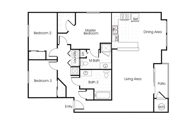 Floorplan - Bella Vista Apartments