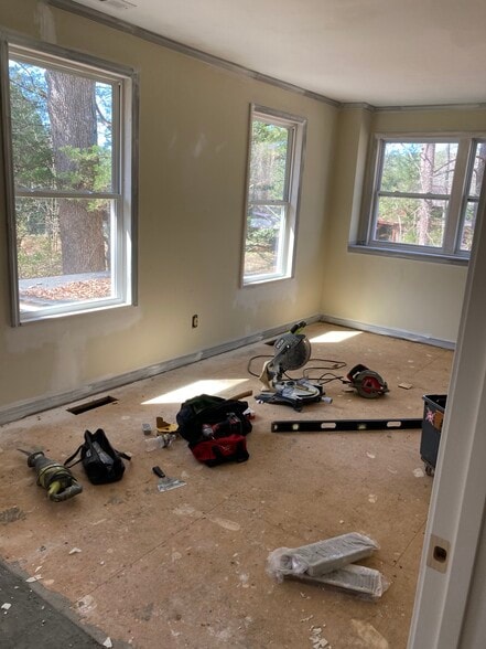 Whole house being freshly painted and new lvp going in - 2212 Old Kearney Rd