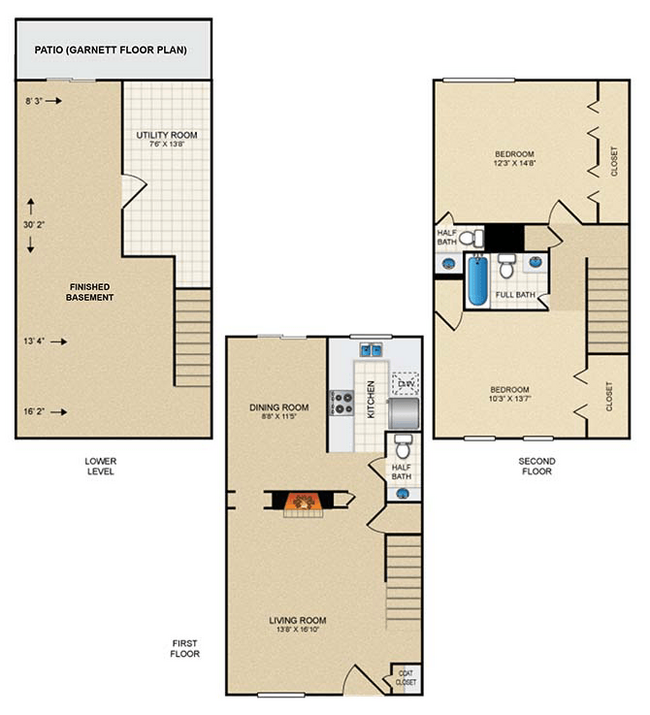 Floorplan - Sheridan Ridge Townhomes