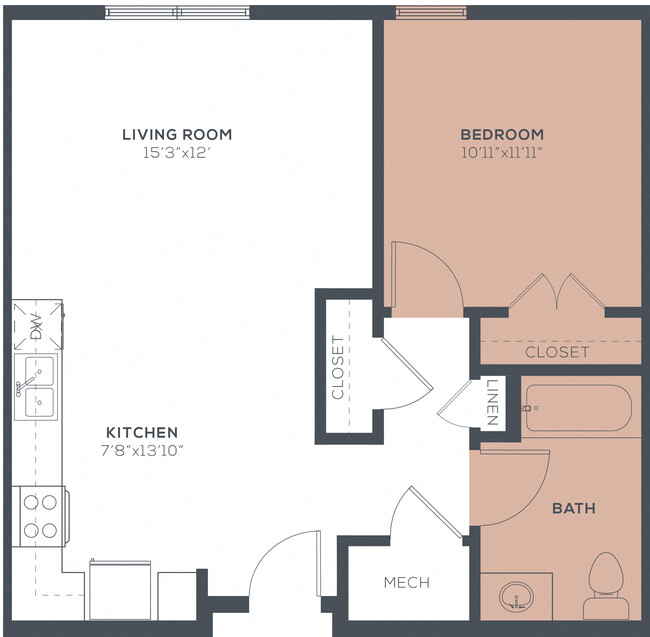 Floorplan - Brookside Residences Apartment Homes