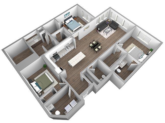 Floorplan - The Encore at Ingram Manor