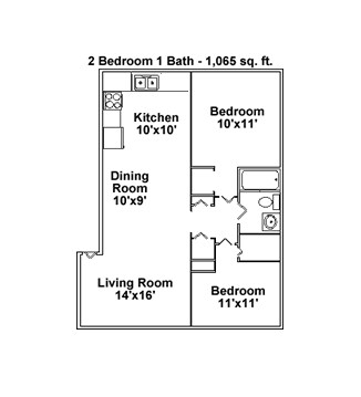 2BR/1BA - Beauclerc
