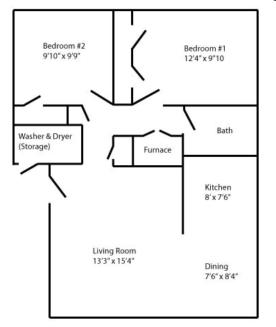 2BR/1BA - Crestwood Square Apartments