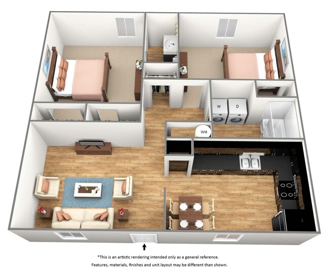 Floorplan - Park Place Apartments