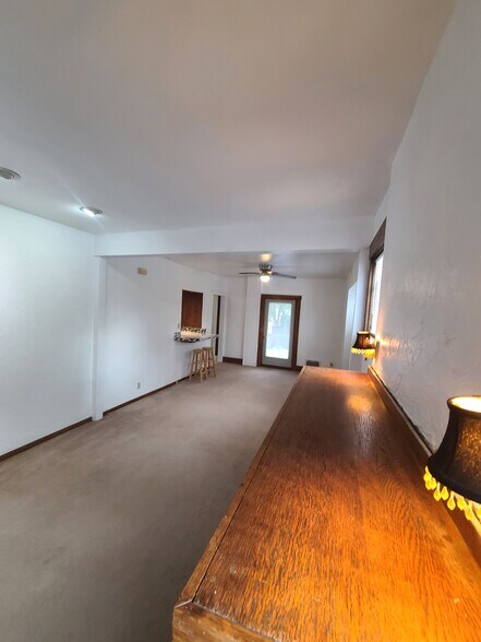 Fireplace Mantel looking at space from front door - 122 Edgerton Rd