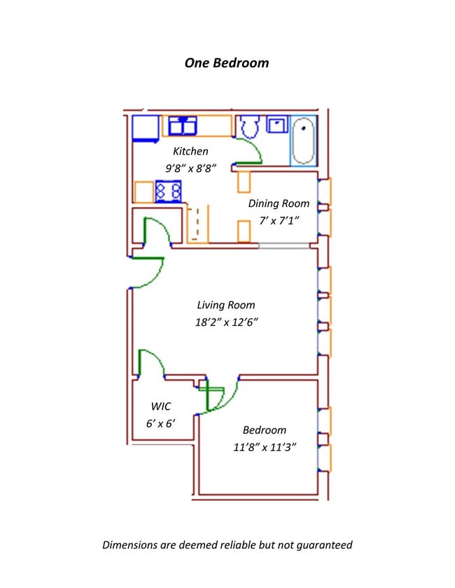 East 1 BR/1BA - Clemar Apartments